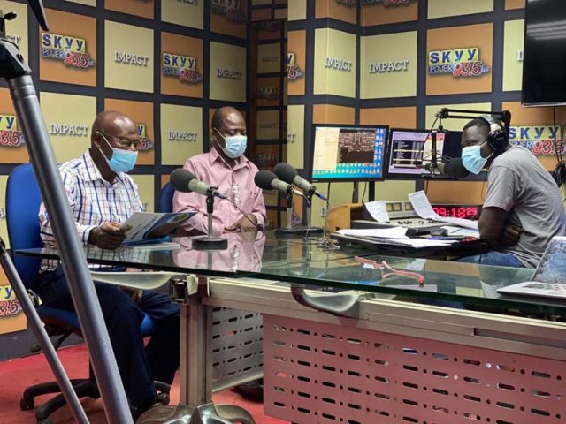 community forum on the 2019 gheiti reports at skyy fm takoradi- western region